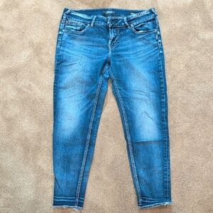 Silver Jeans Classic Blue Cropped Denim